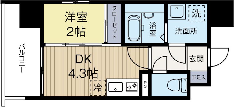 MODERNPALAZZO大濠スクエア 901号室 間取り