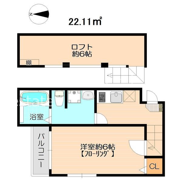 リバーガーデン 202号室 間取り