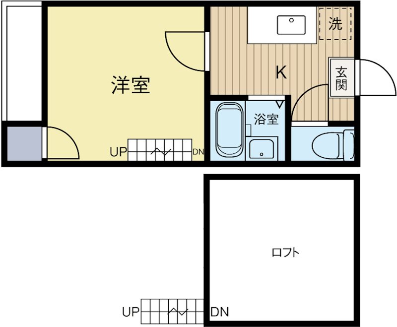 フェリーチェ天神南 101号室 間取り