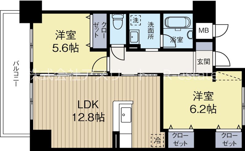 THYME 801号室 間取り