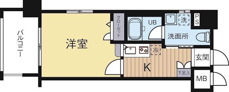 レジデンシャルヒルズ博多東 303号室 間取り