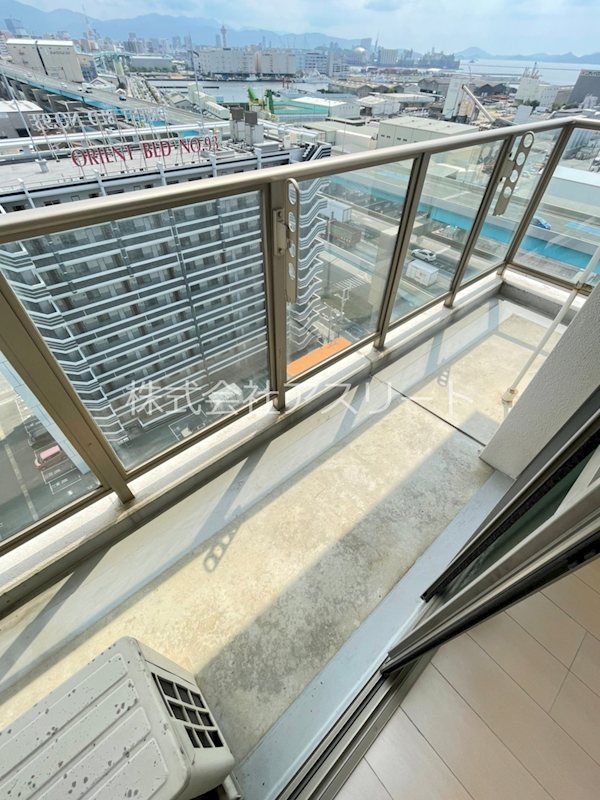 クラブオリエントNo72ハーバーイーストタワー ベランダ