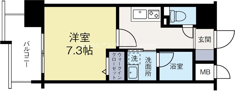 CINQ　IWASE　BLD 306号室 間取り
