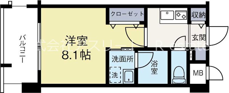 CINQ　IWASE　BLD 708号室 間取り