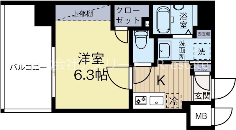 サヴォイレトワールセレステ 501号室 間取り