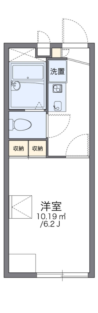 レオパレス寿庵 204号室 間取り