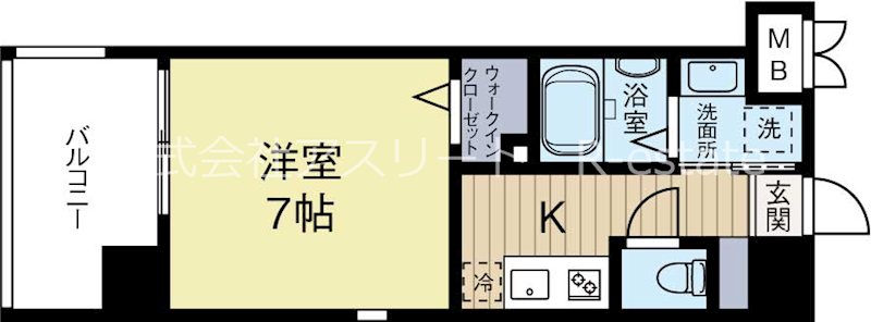 サヴォイラシャンス 508号室 間取り