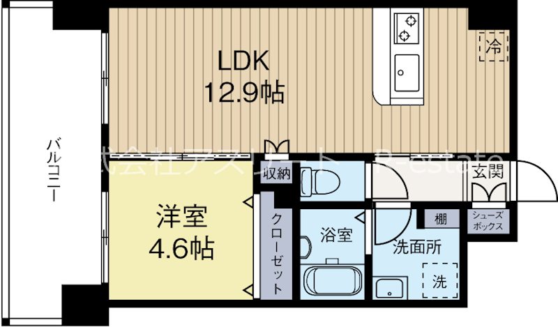 sho style HAKATA 602号室 間取り