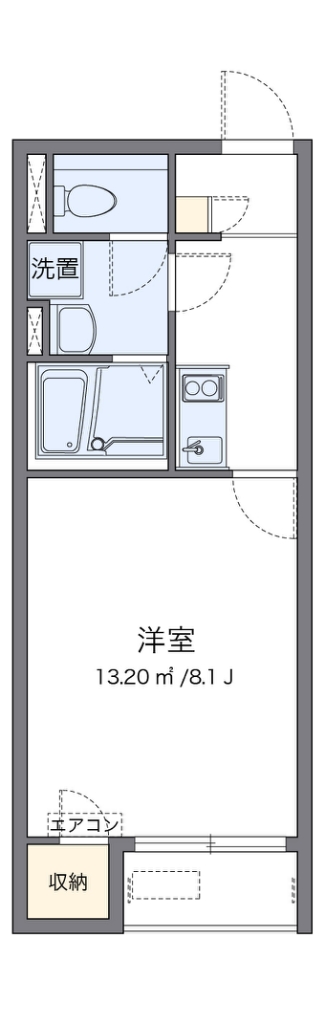 レオネクストサンライズシルク 間取り図