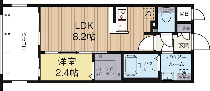 グランフォーレ博多駅東プレミア 604号室 間取り