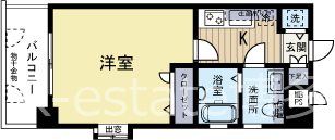 ピュアドームアーティック平尾 216号室 間取り