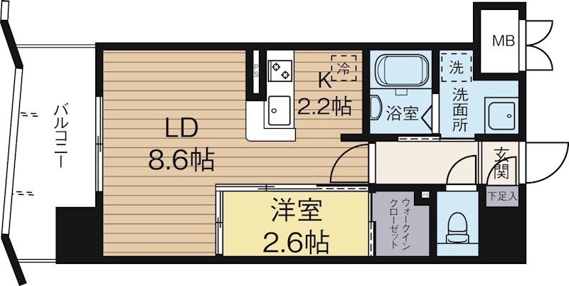 ネストピア東比恵駅前 302号室 間取り