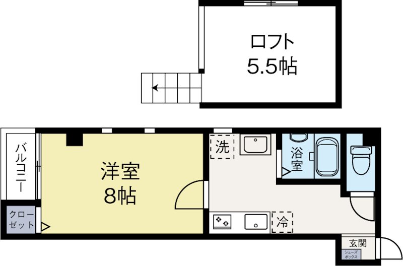 イルグラッツィア博多駅前2 203号室 間取り