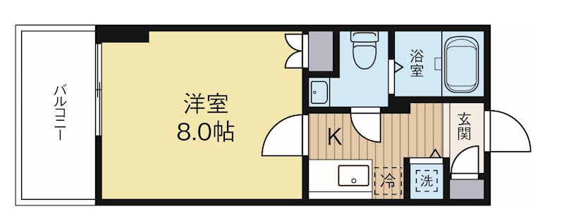 グランフォーレ平尾 1103号室 間取り