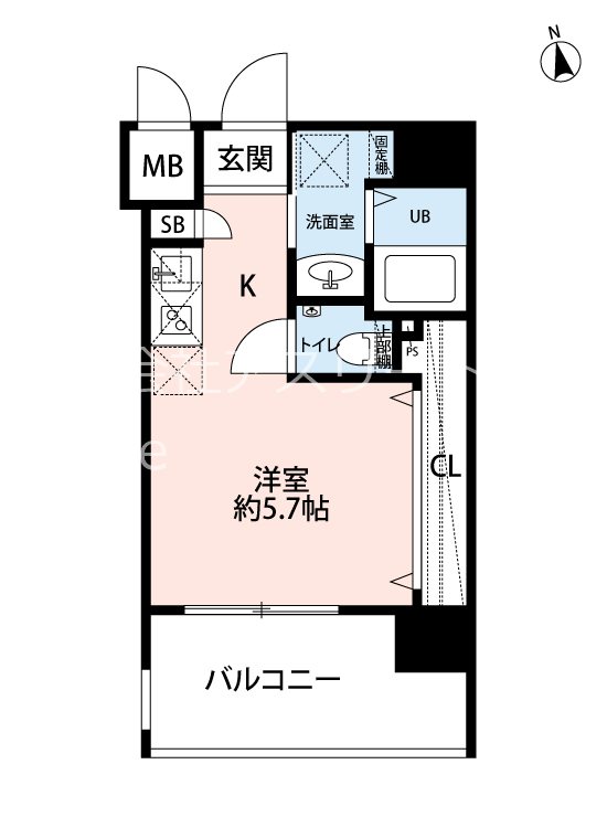 サヴォイレトワールセレステ 1102号室 間取り