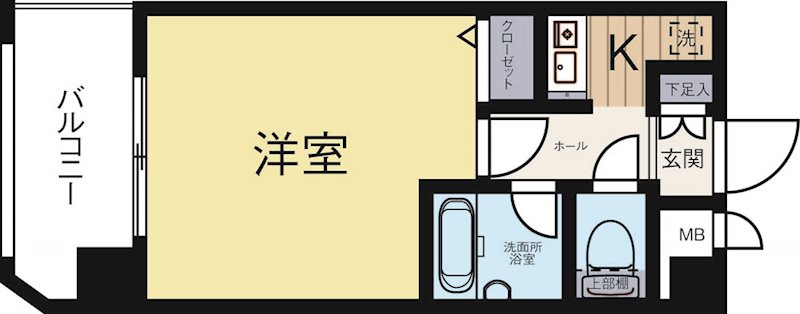ピュアドームグランディ博多 403号室 間取り