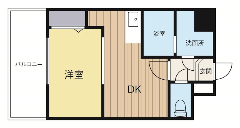 ジェイド博多 405号室 間取り
