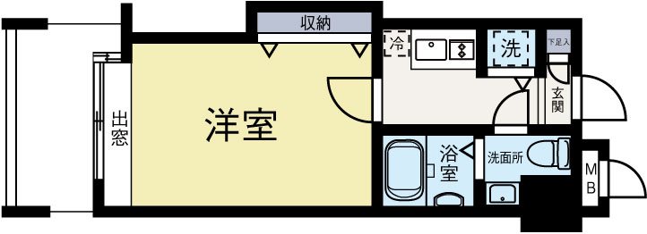 ダイナコートエスタディオ東公園 604号室 間取り