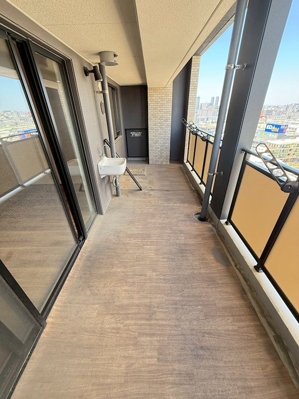 グランフォーレ千早マークスクエア　イーストウイング ベランダ