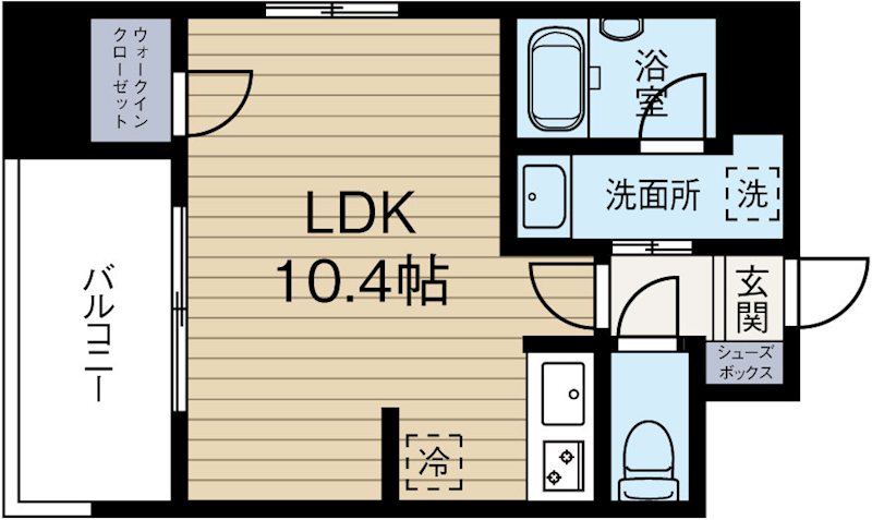 タワーズ香椎駅前 702号室 間取り