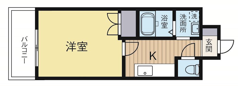 大三祇園ビル 901号室 間取り
