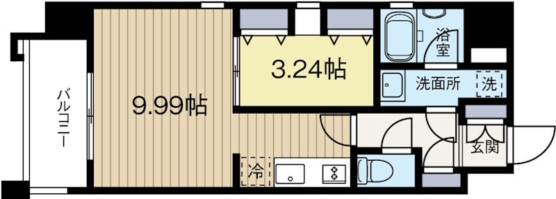 GRAND HILL IWASE　BLD 807号室 間取り