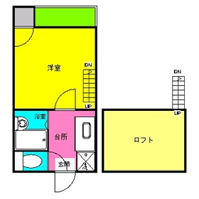 プルミエ 205号室 間取り