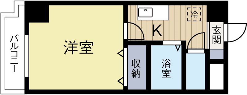 プレスト大博通 間取り図