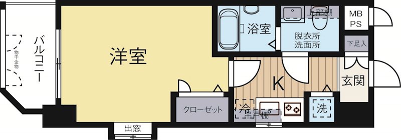 ピュアドーム箱崎アートリア 間取り図