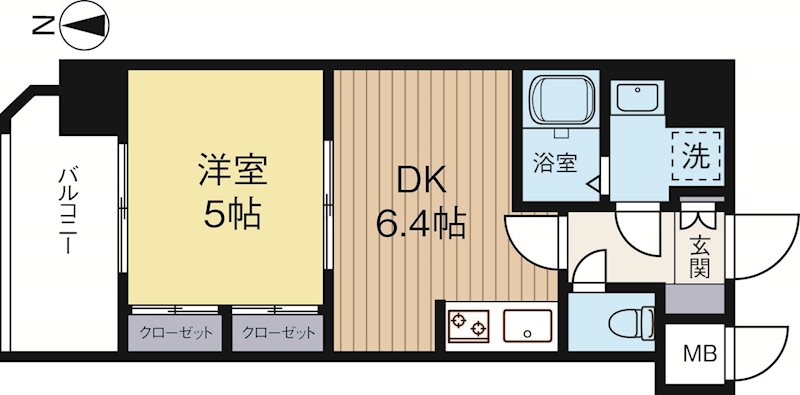 エフパルク大濠公園 間取り図
