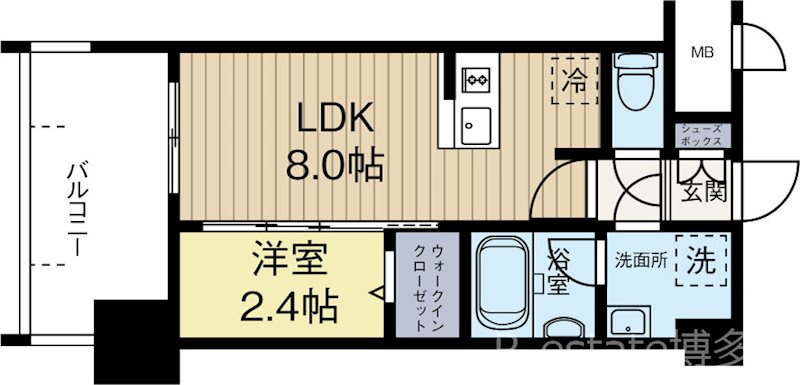 グランフォーレ博多ウォーターフロント 間取り図
