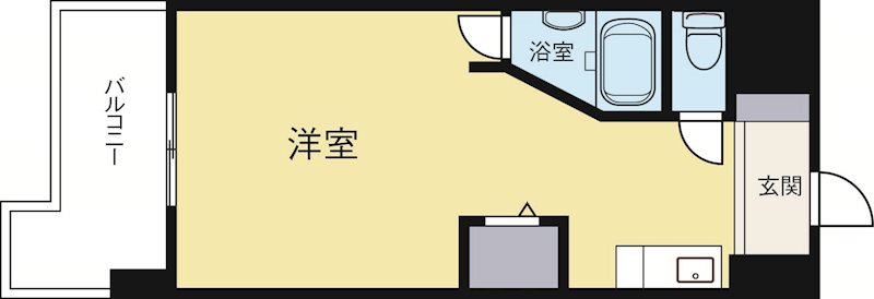 ルネスロワール東公園 202号室 間取り