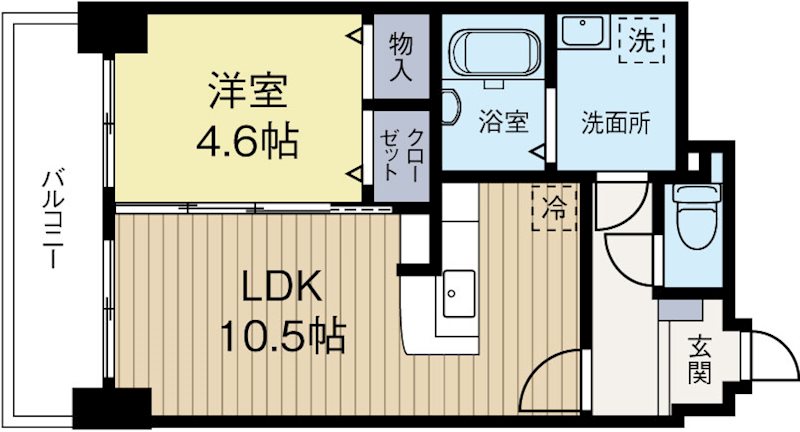ルセレクト山王 間取り図