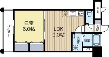 ロイヤル神屋71 間取り図