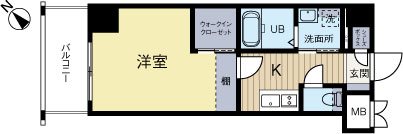 エンクレスト祇園 902号室 間取り