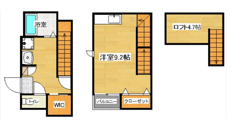MAISONETIC DAVA天神南 101号室 間取り