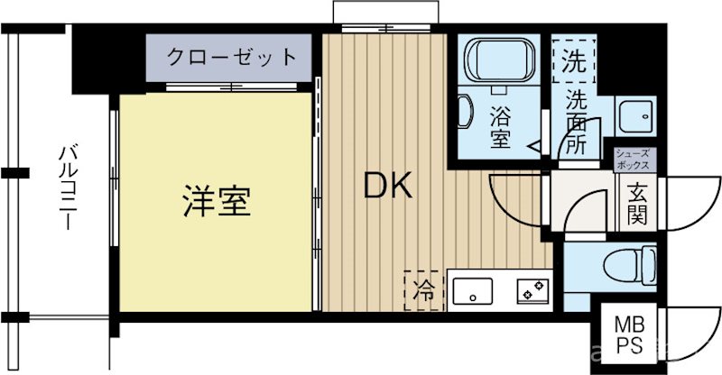 ラファセ美野島 403号室 間取り