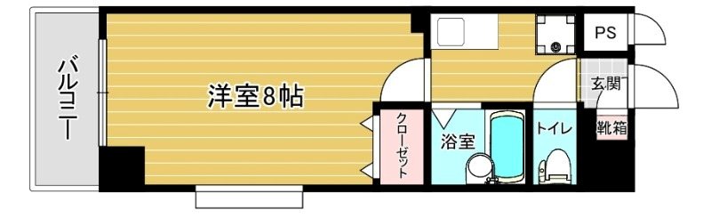 リファレンス呉服町 1204号室 間取り