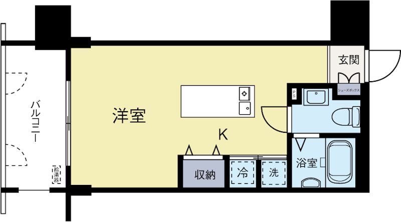 サヴォイバルビゾン 1103号室 間取り