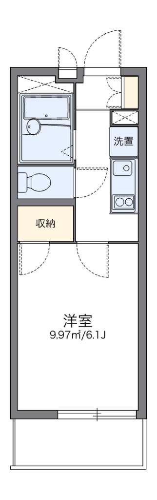 レオパレス平尾 207号室 間取り