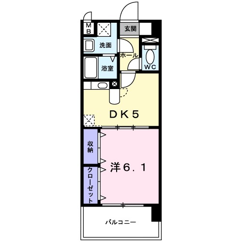 サンライク箱崎 304号室 間取り
