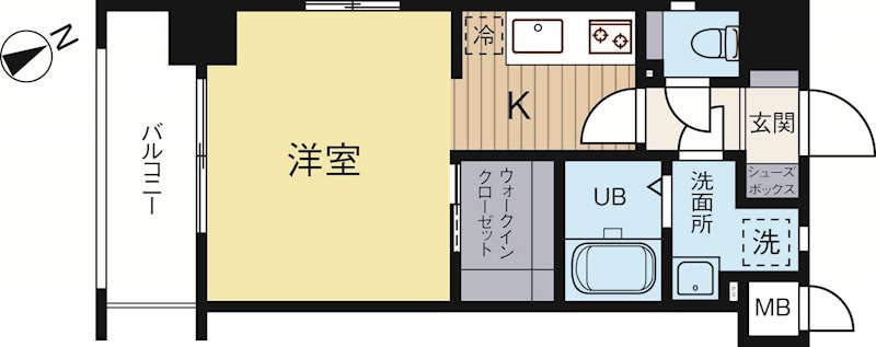 エンクレスト博多3 212号室 間取り