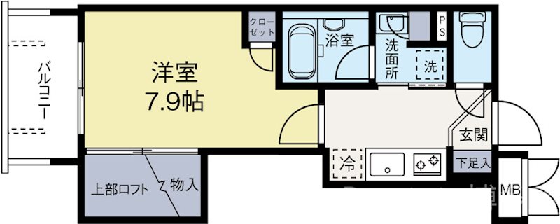 アクタス天神パークシティ 間取り図