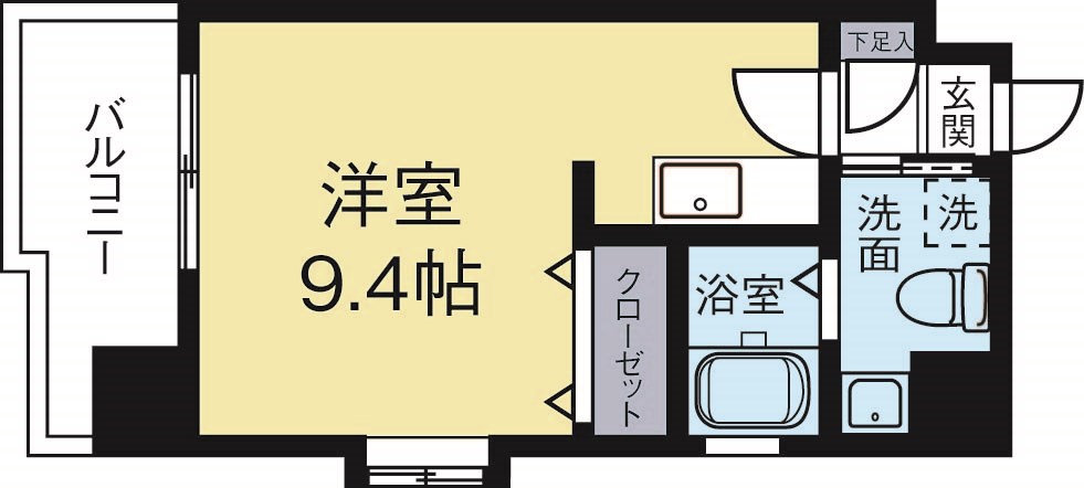 ローズモントフレア舞鶴 903号室 間取り