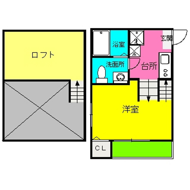 グランコンフォール博多千代Ⅱ 203号室 間取り