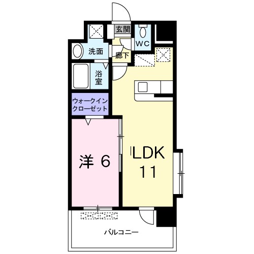ラウレア　Ｋ 901号室 間取り