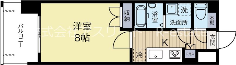 No87　マリアージュステーション 420号室 間取り