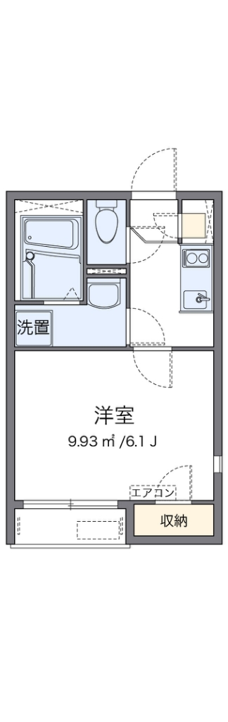 レオネクストメゾンドカレン 104号室 間取り
