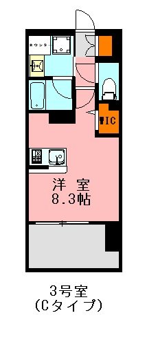 デュレジア平尾テラス 203号室 間取り