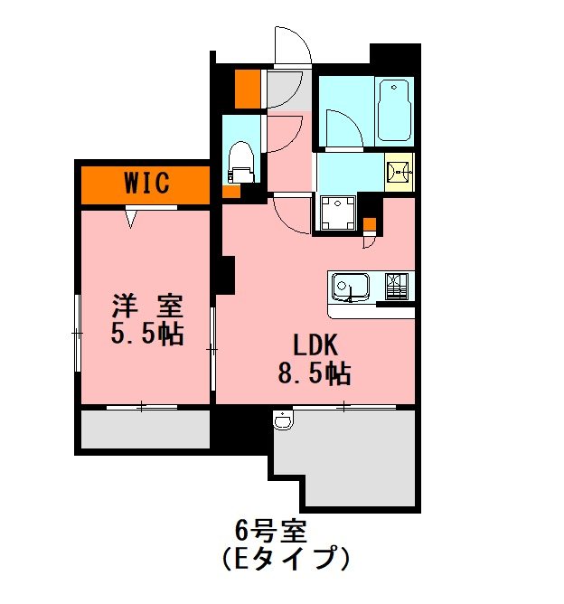 デュレジア平尾テラス 206号室 間取り